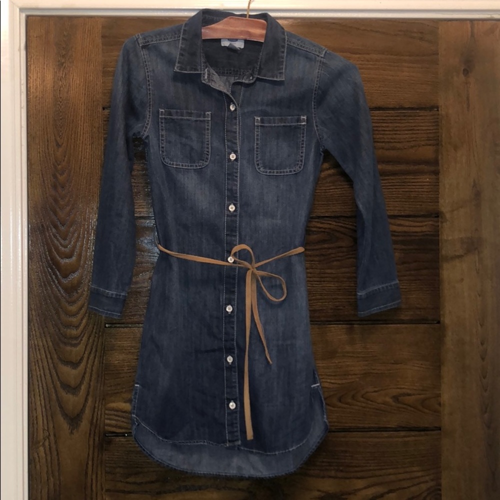 Old Navy Denim Shirt Dress For Girls